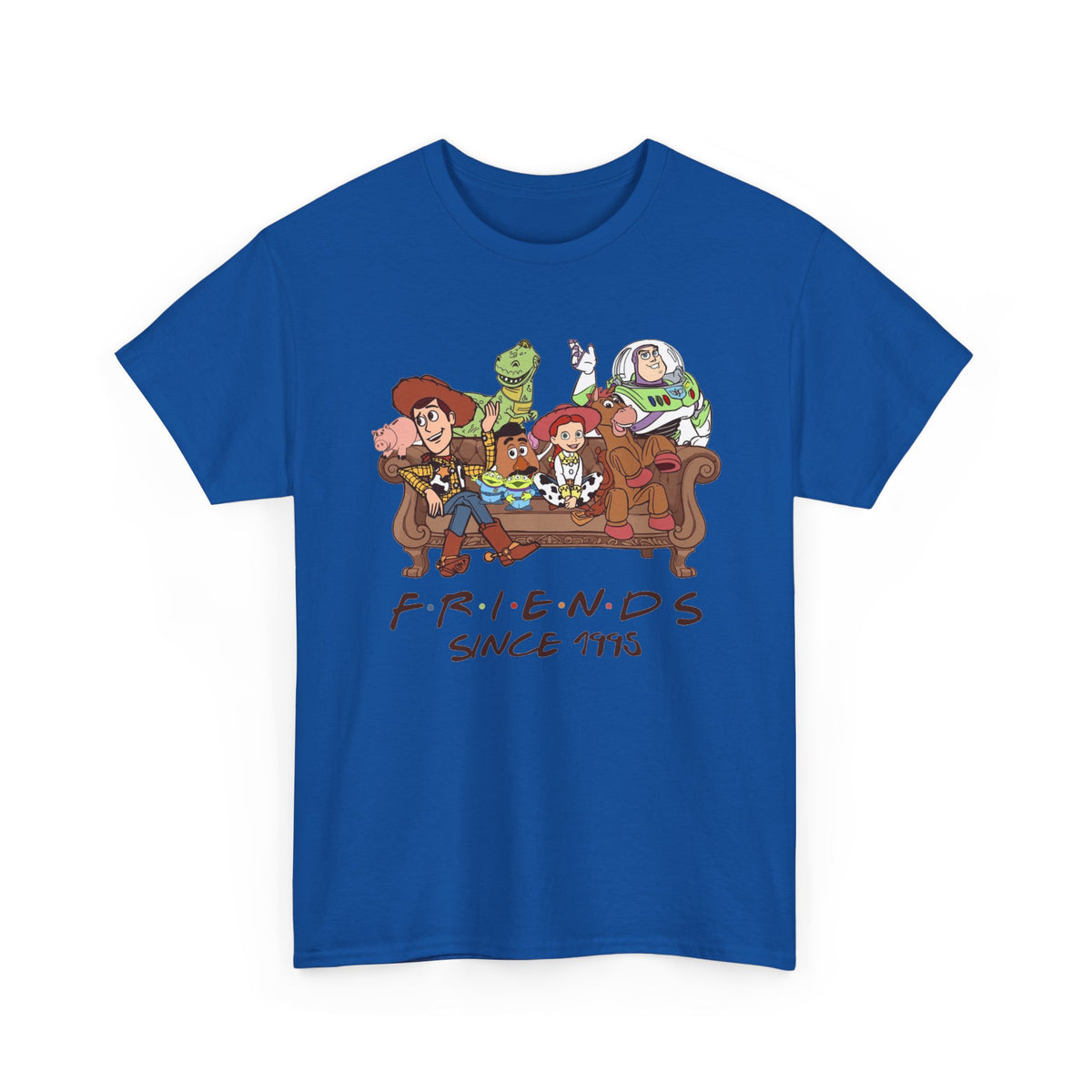 Toy Friends Since 1995 T-Shirt — Retro Cartoon Crew Cotton Tee