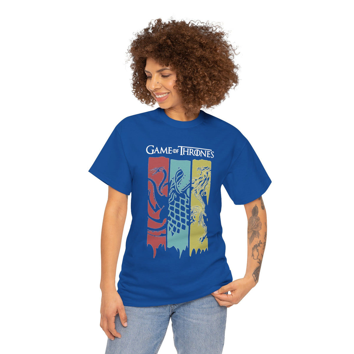 Game of Thrones House Sigils T-Shirt — Stark Lannister Tully Banner Tee