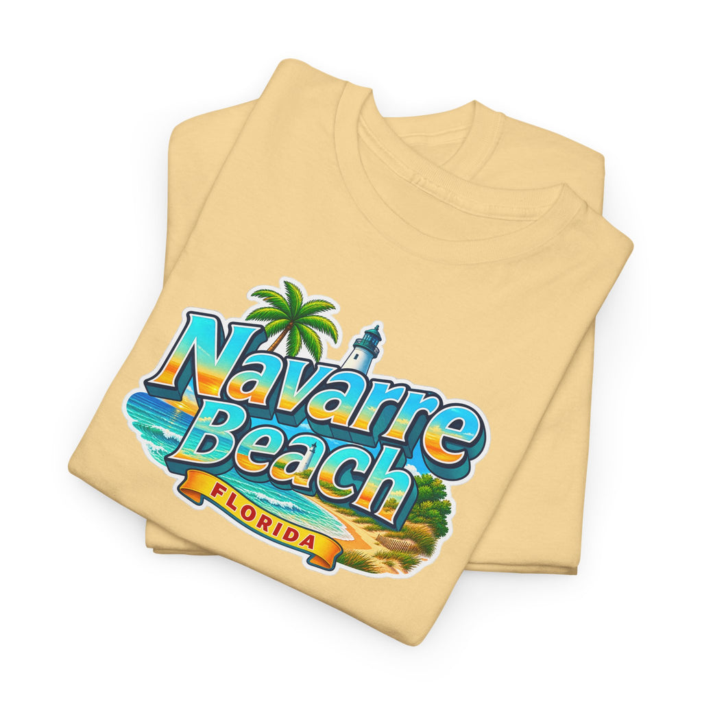 Navarre Beach Florida T-Shirt – Retro Tropical Vacation Tee