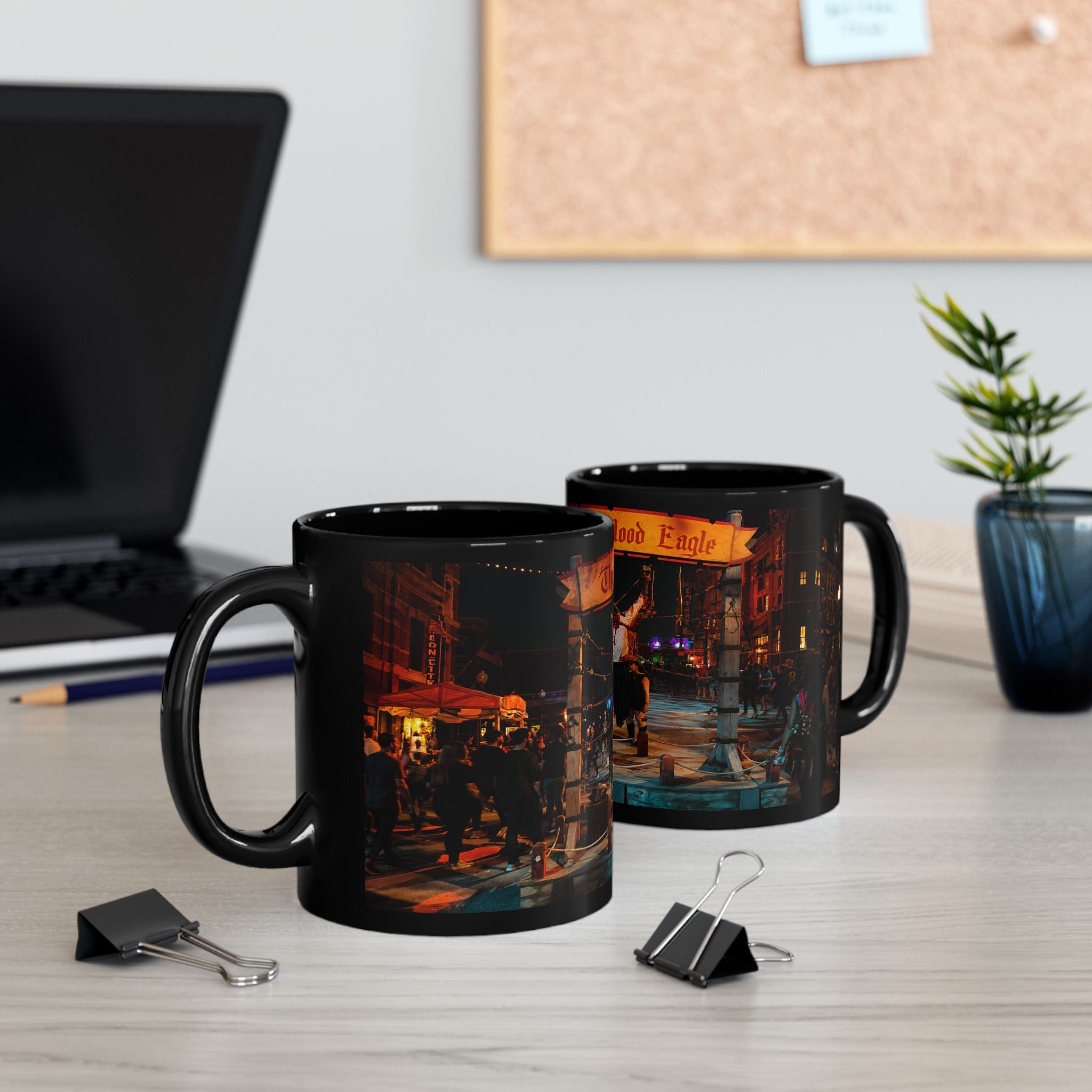 The Blood Eagle Viking Ritual Scene Coffee Mug (11oz/15oz)
