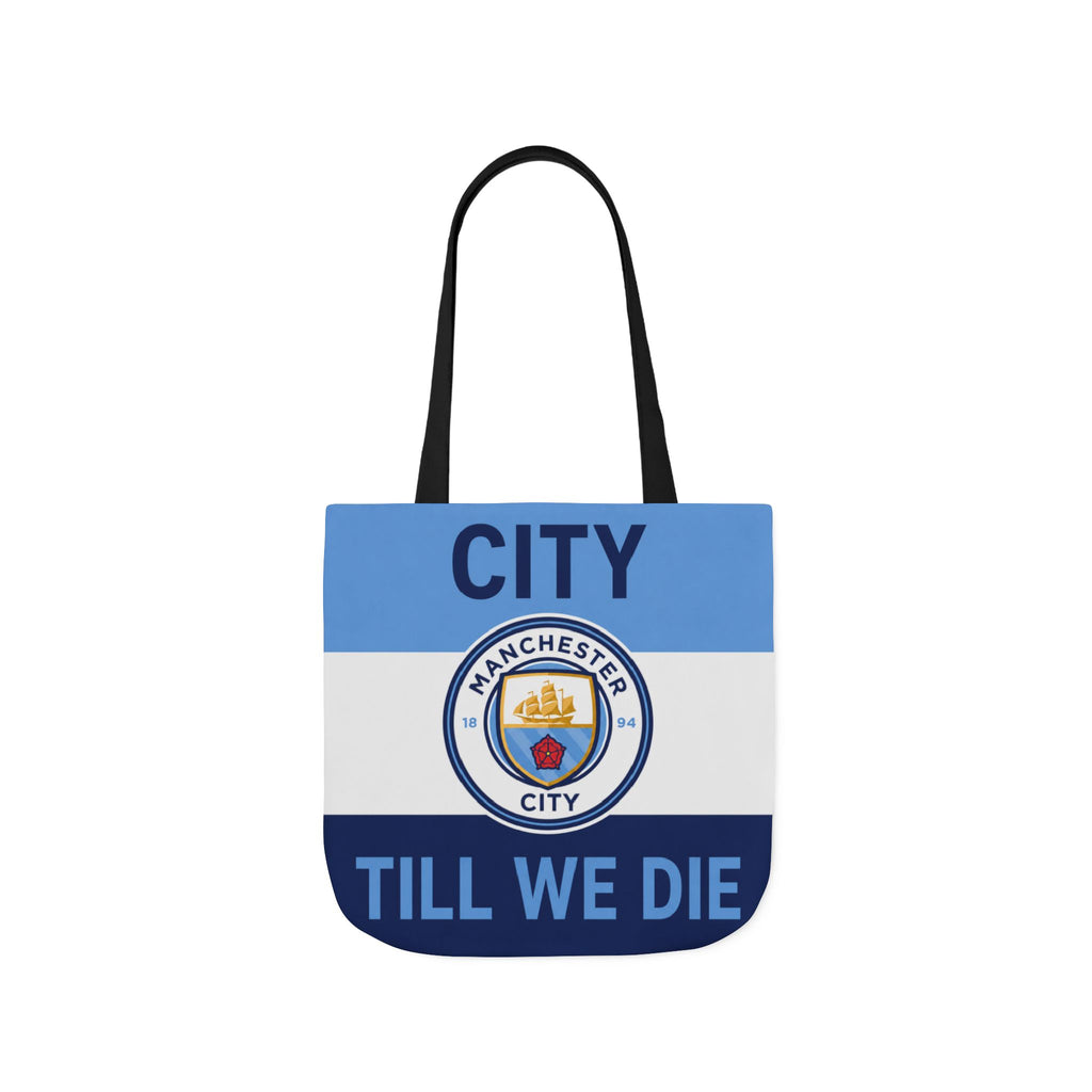 City Till We Die Unofficial Canvas Tote Bag — Manchester Football Fan Bag
