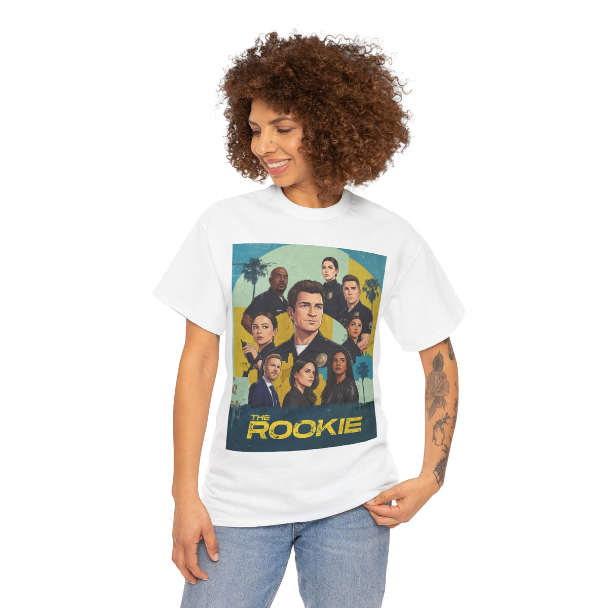 The Rookie TV Cast Graphic Tee — Vintage Poster Style Shirt