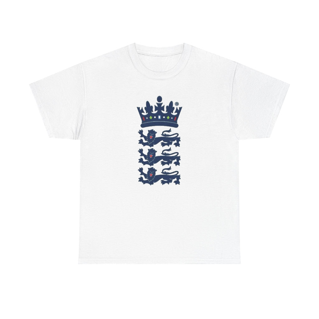 English Cricket T-Shirt — Vintage Cricket Crest Tee