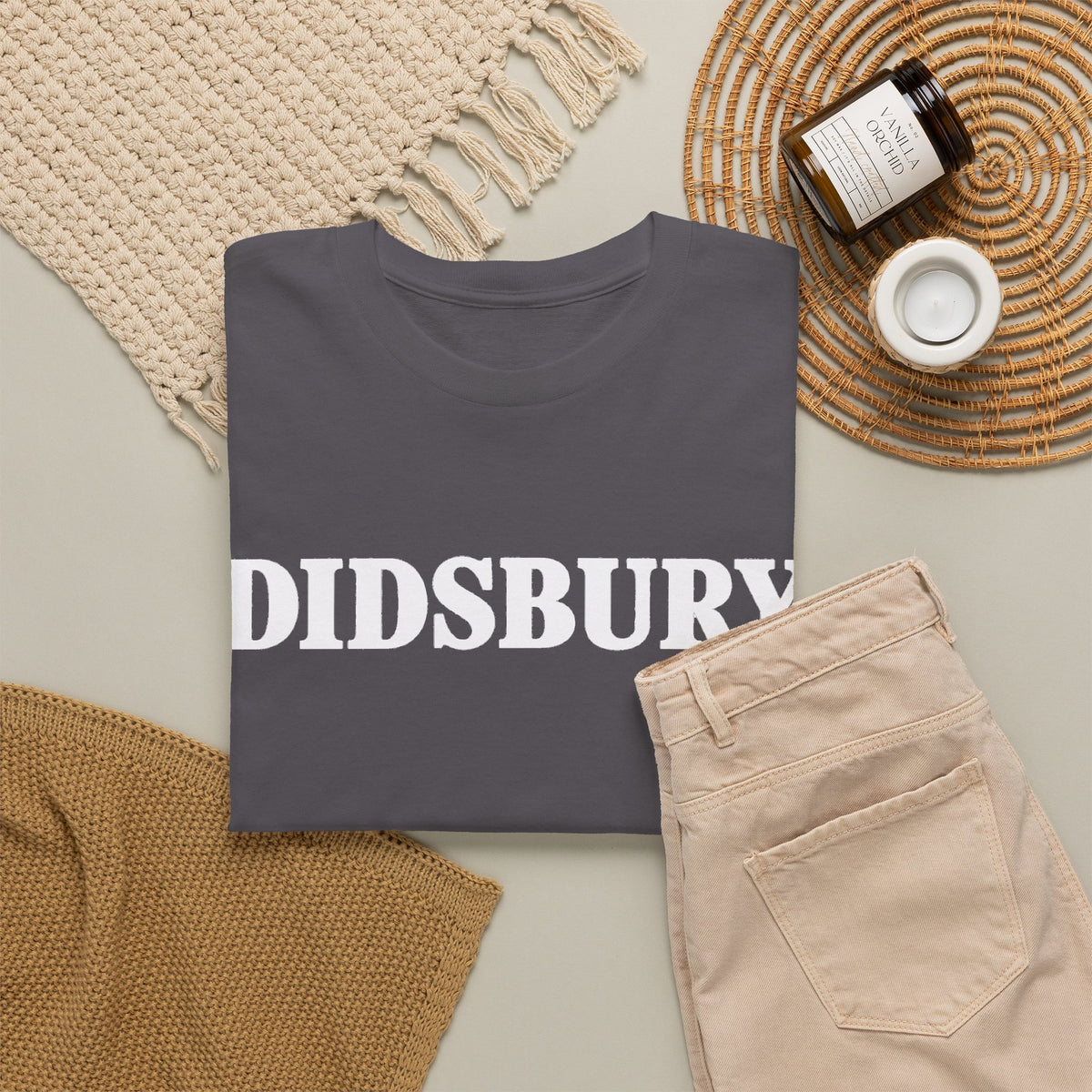 Didsbury Classic Logo Cotton T-Shirt / Tee