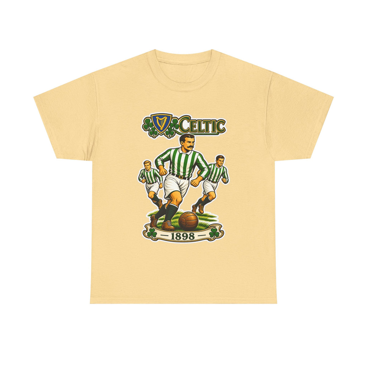 Celtic Football Retro Players Tee — 1898 Vintage Soccer Shirt