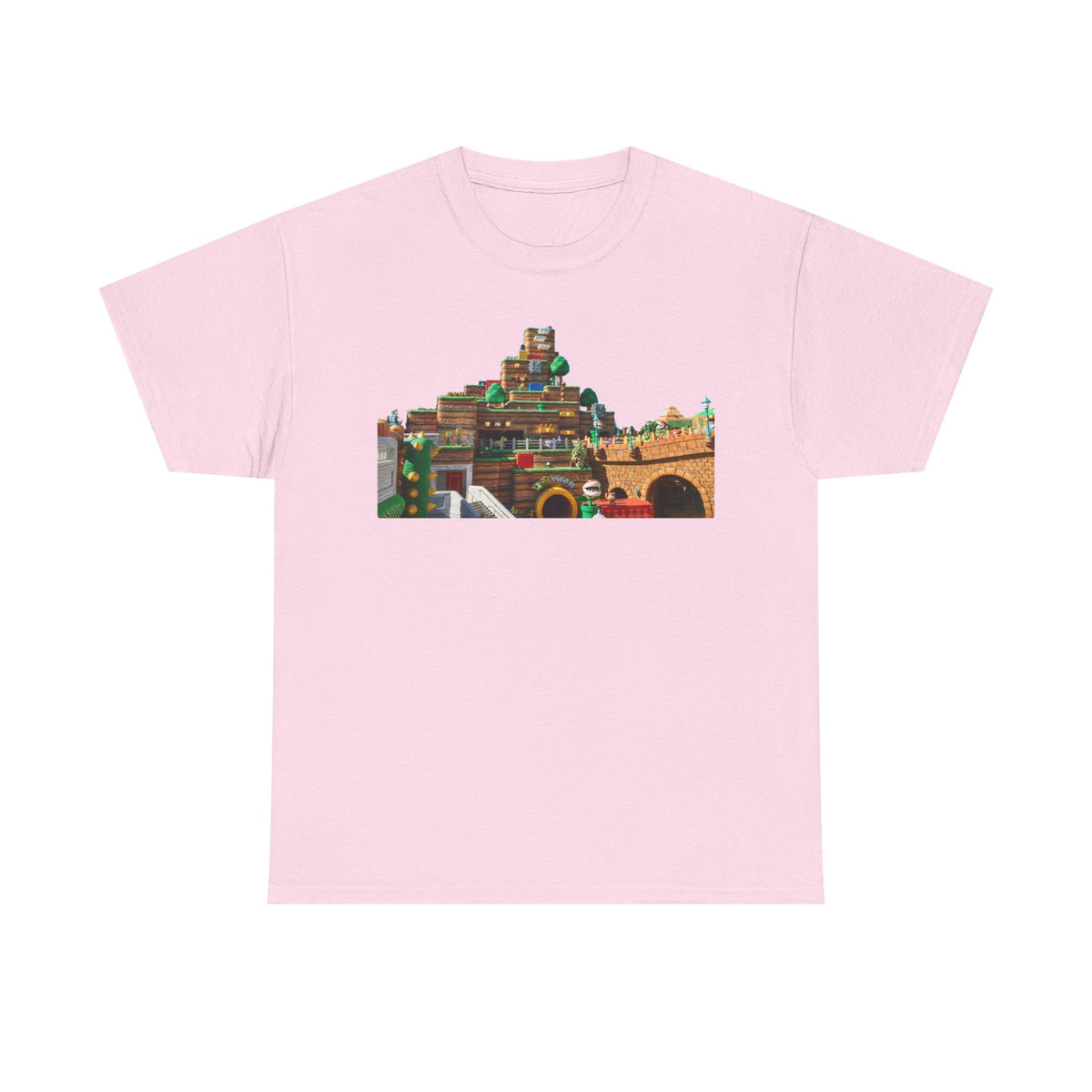 Epic Universe T-Shirt — Colorful Vintage Train Station Illustration Tee
