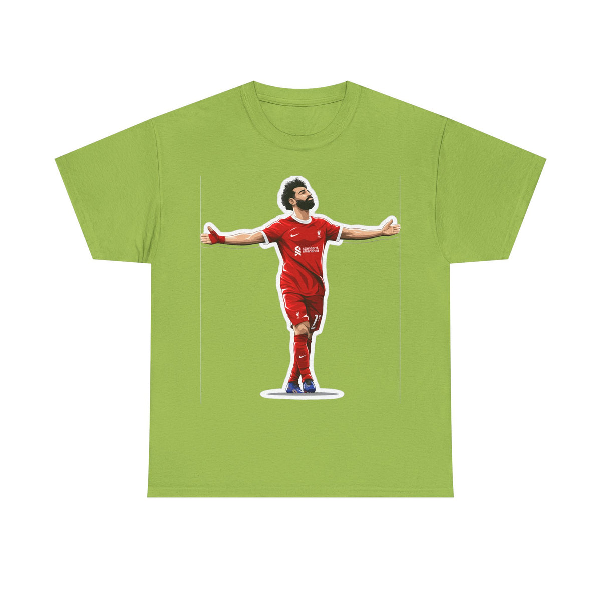 Mo Salah Celebration Tee — Liverpool Graphic T-Shirt