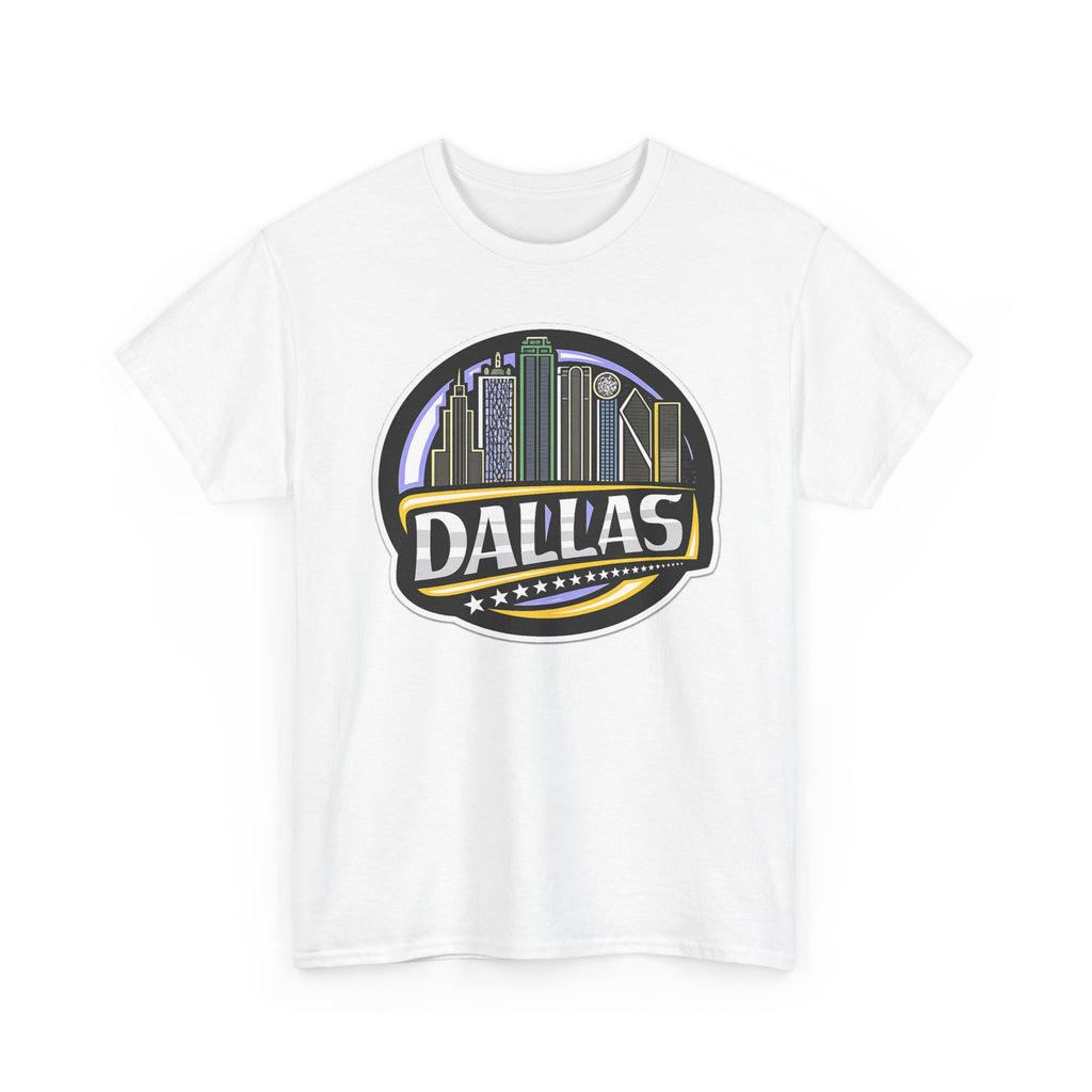 Dallas Skyline Tee — Vintage City Skyline Graphic T-Shirt