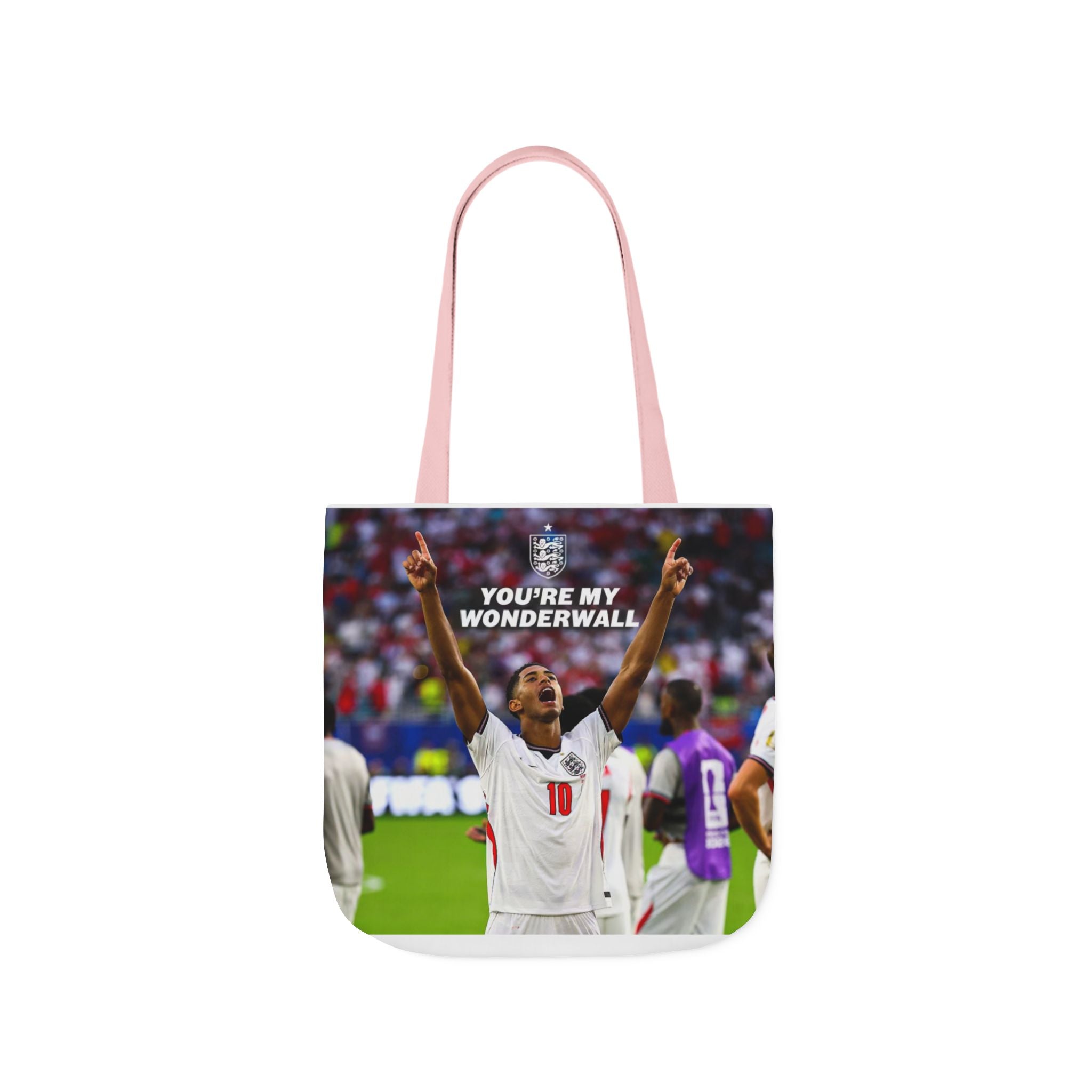 Jude Bellingham England Celebration Tote Bag – "You’re My Wonderwall" England Fan Canvas Tote