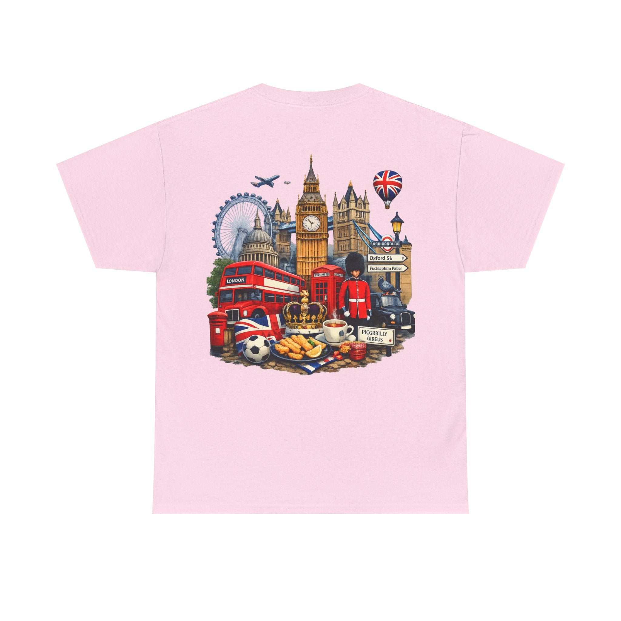 London Landmarks T‑Shirt — British Icons Collage Tee