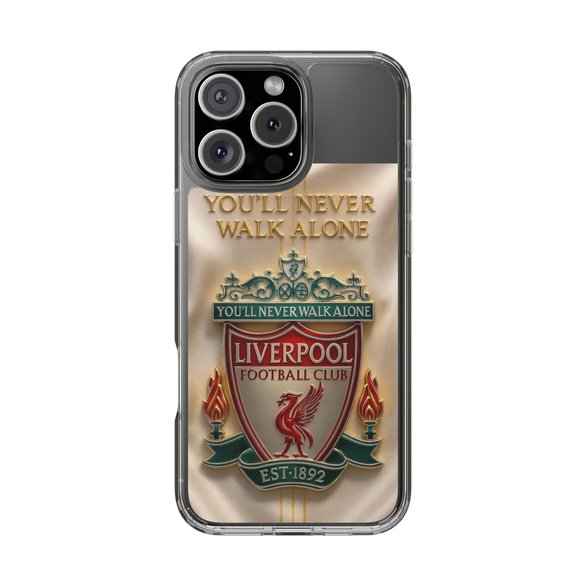 Liverpool FC 'You'll Never Walk Alone' Clear Phone Case