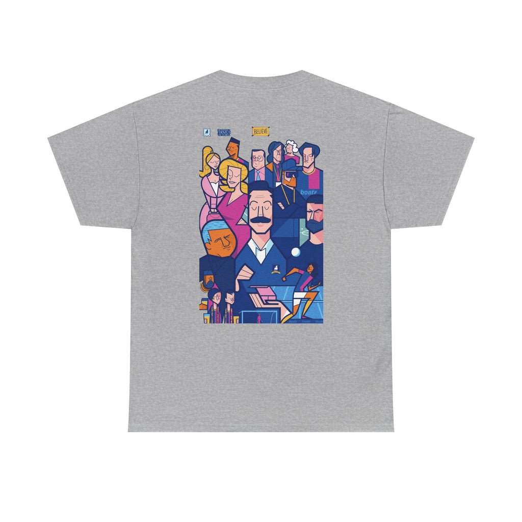 Ted Lasso Inspired Graphic Tee — Retro Team Illustration