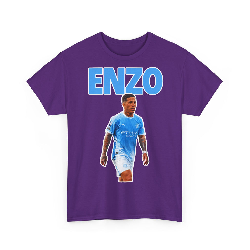 Enzo Fernandez Manchester City Inspired Cotton T-Shirt
