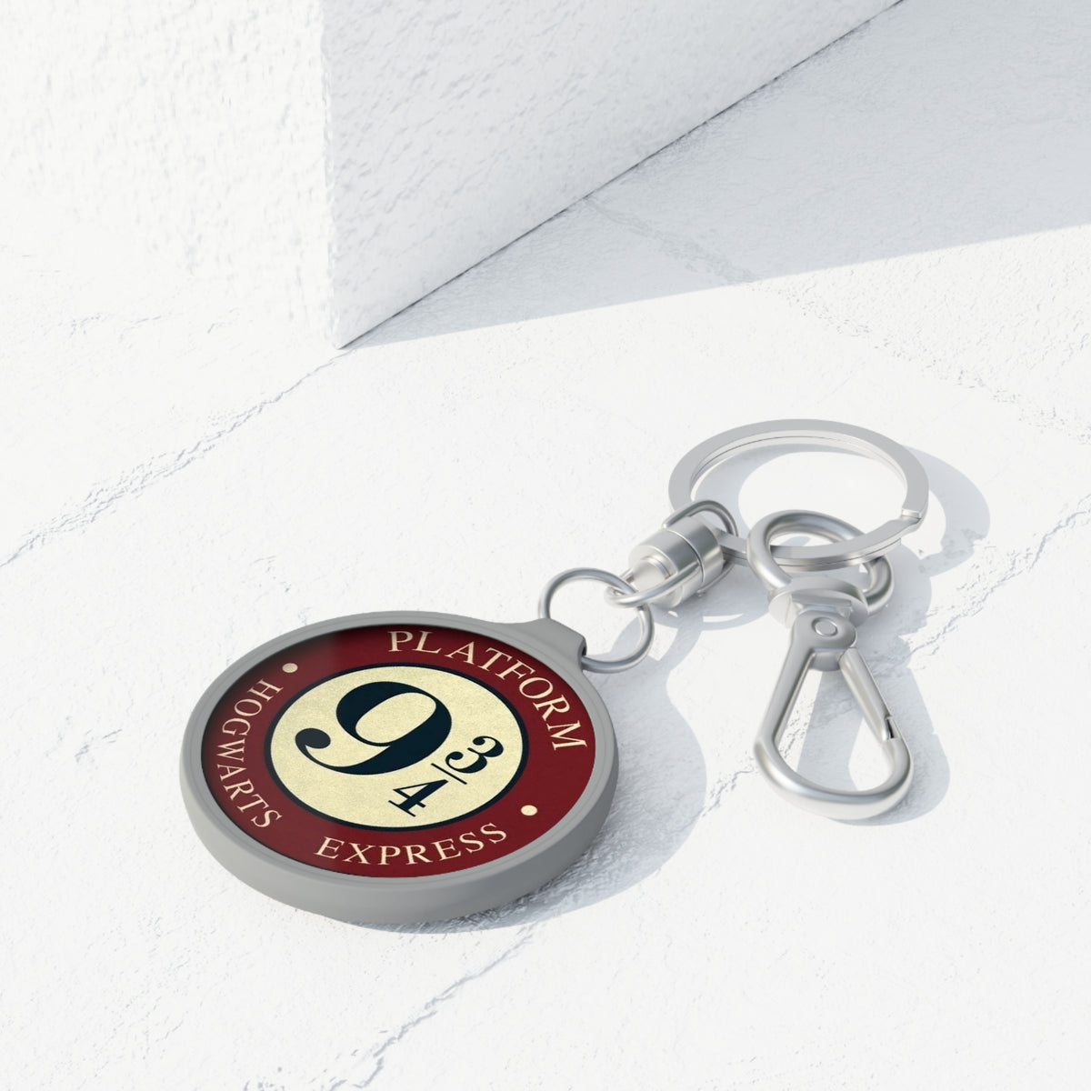 Platform 9 3/4 Hogwarts Express Keyring Tag