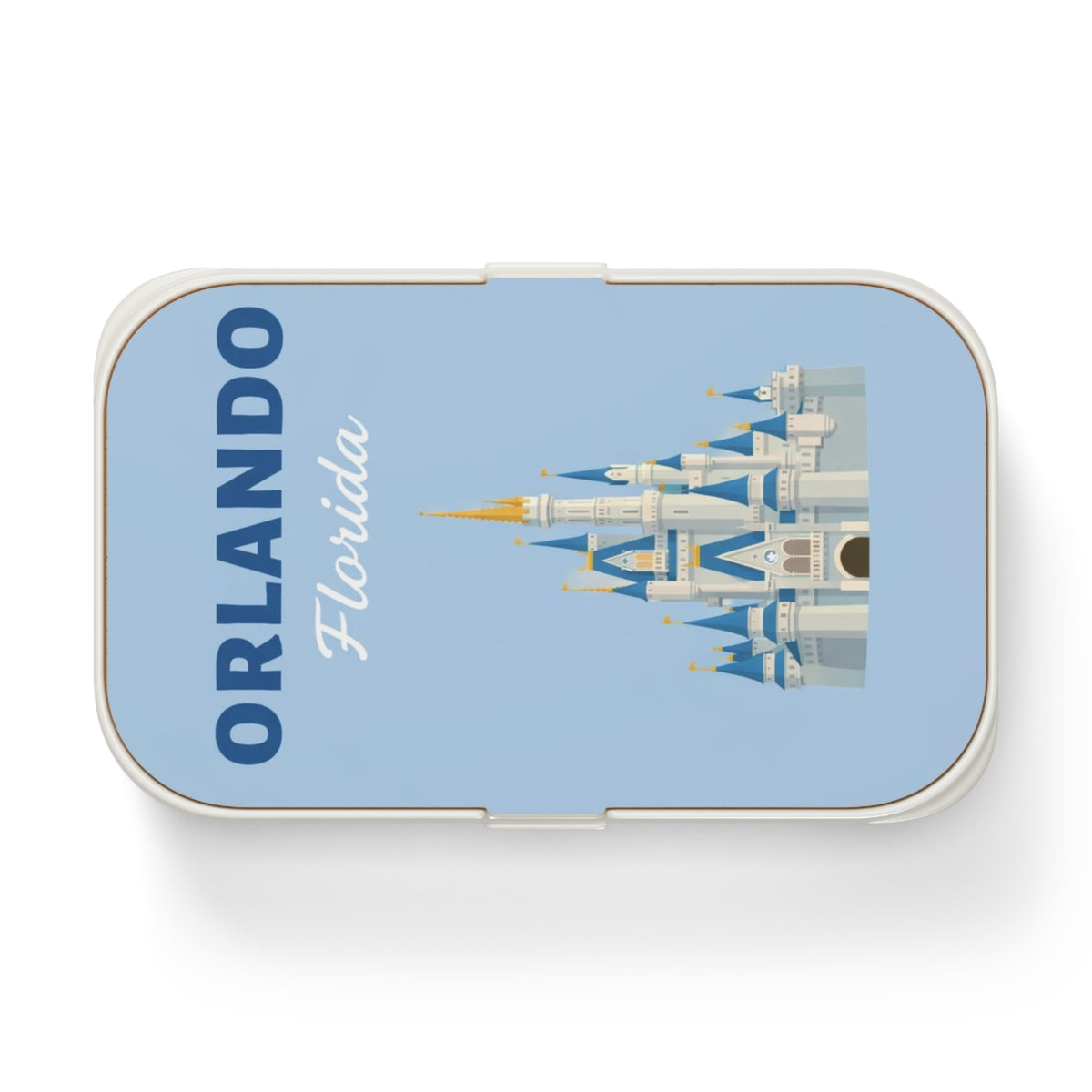 Orlando Castle Bento Lunch Box — Florida Theme Travel Lunchbox