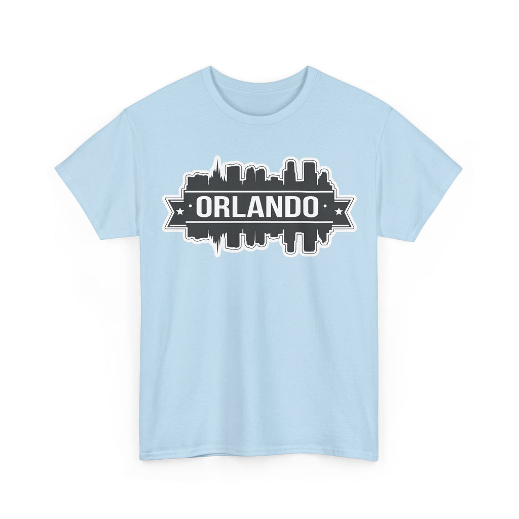 Orlando Skyline T-Shirt — Retro Badge Cityscape Tee