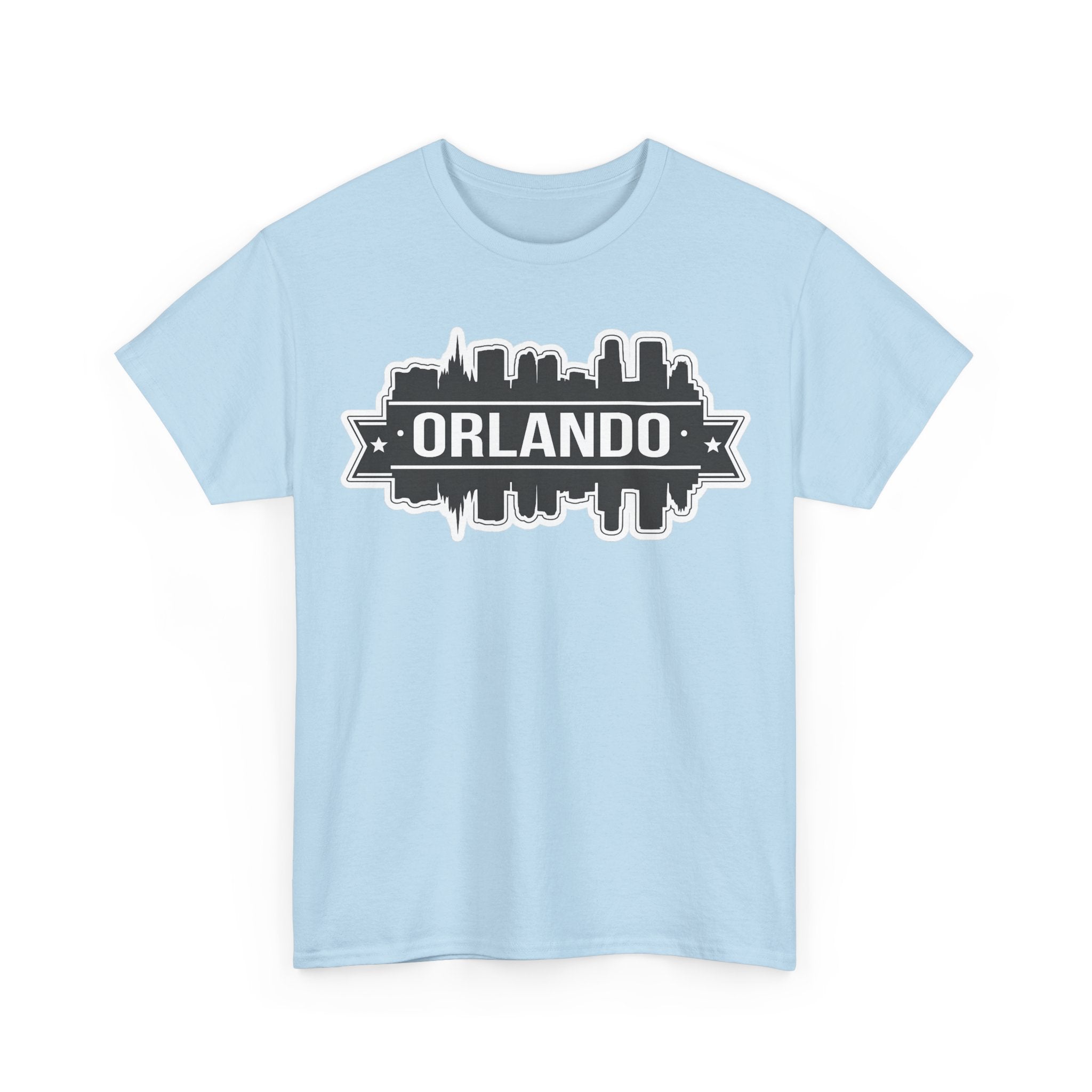 Orlando Skyline T-Shirt — Retro Badge Cityscape Tee