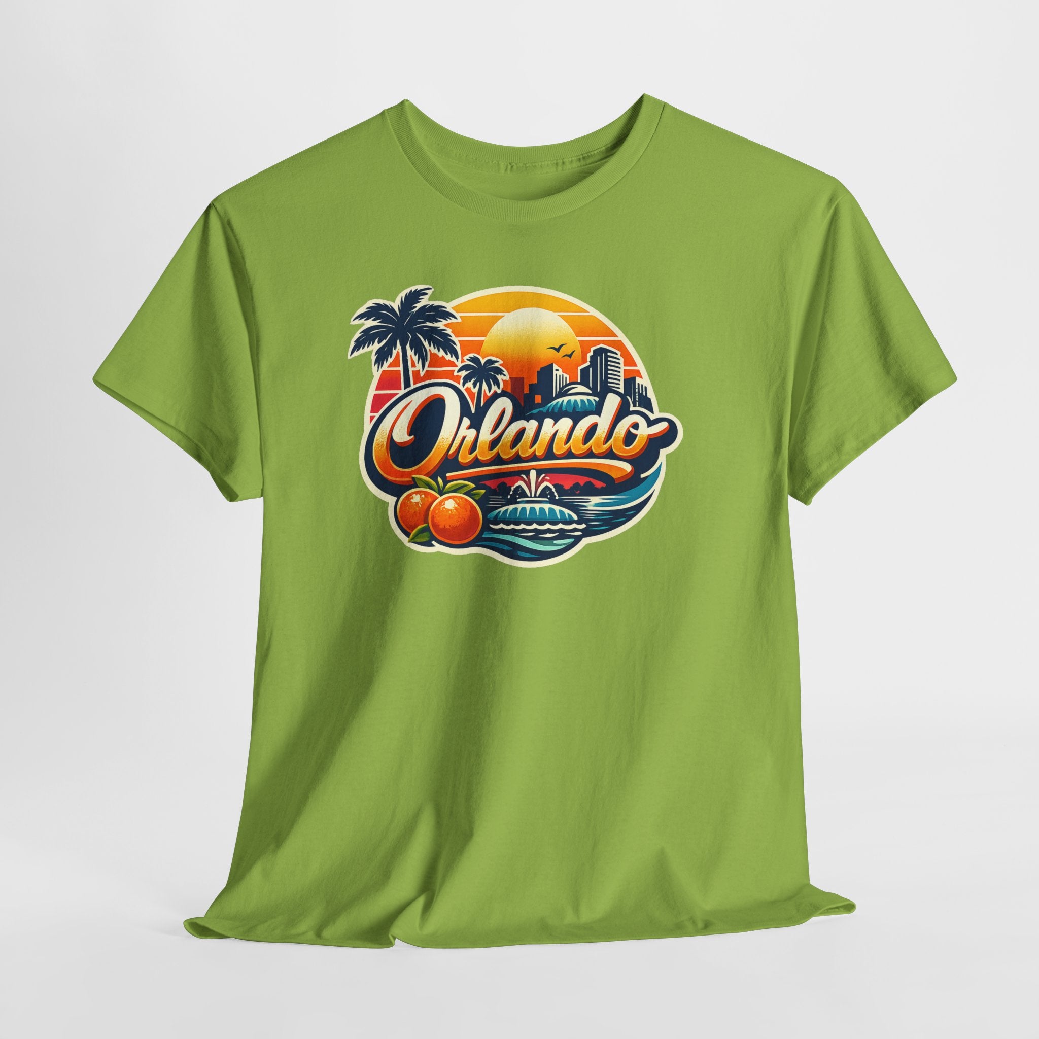 Orlando Retro Sunset T-Shirt — Vintage Florida Vacation Tee