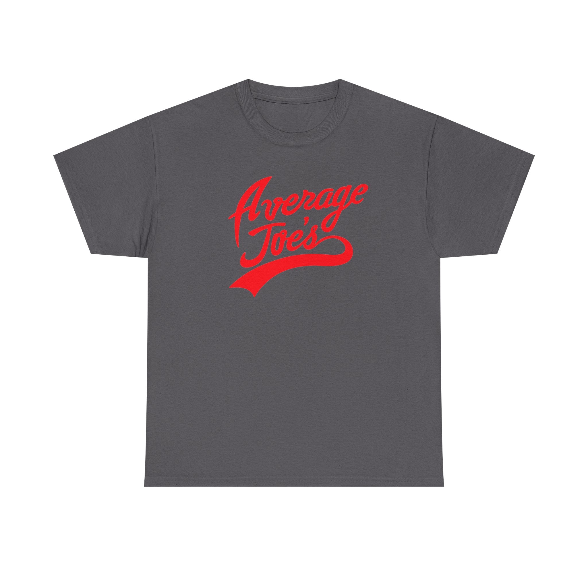 Average Joe's Graphic Tee — Retro Script White T-Shirt