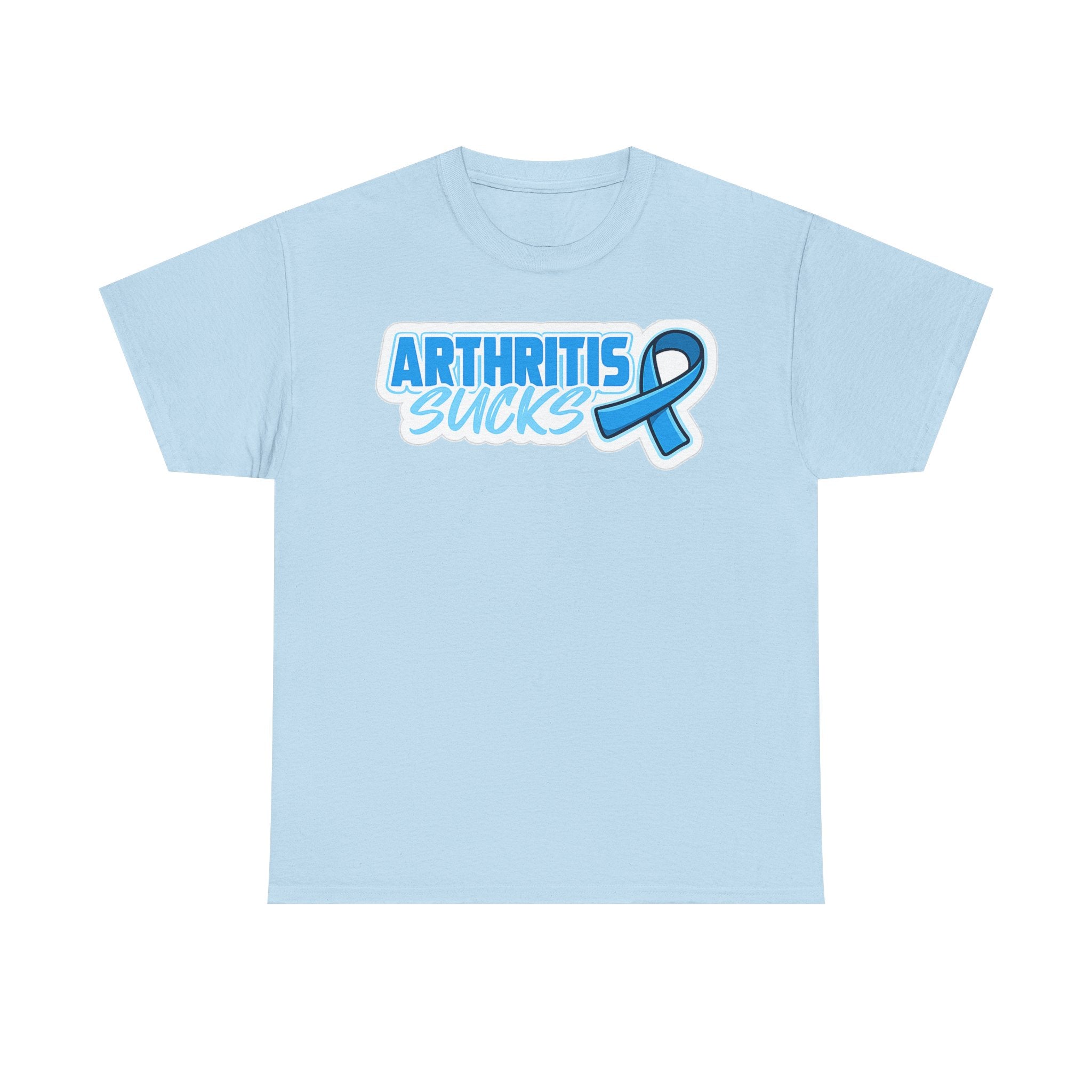 Arthritis Sucks T-Shirt with Awareness Ribbon — Arthritis Support Tee