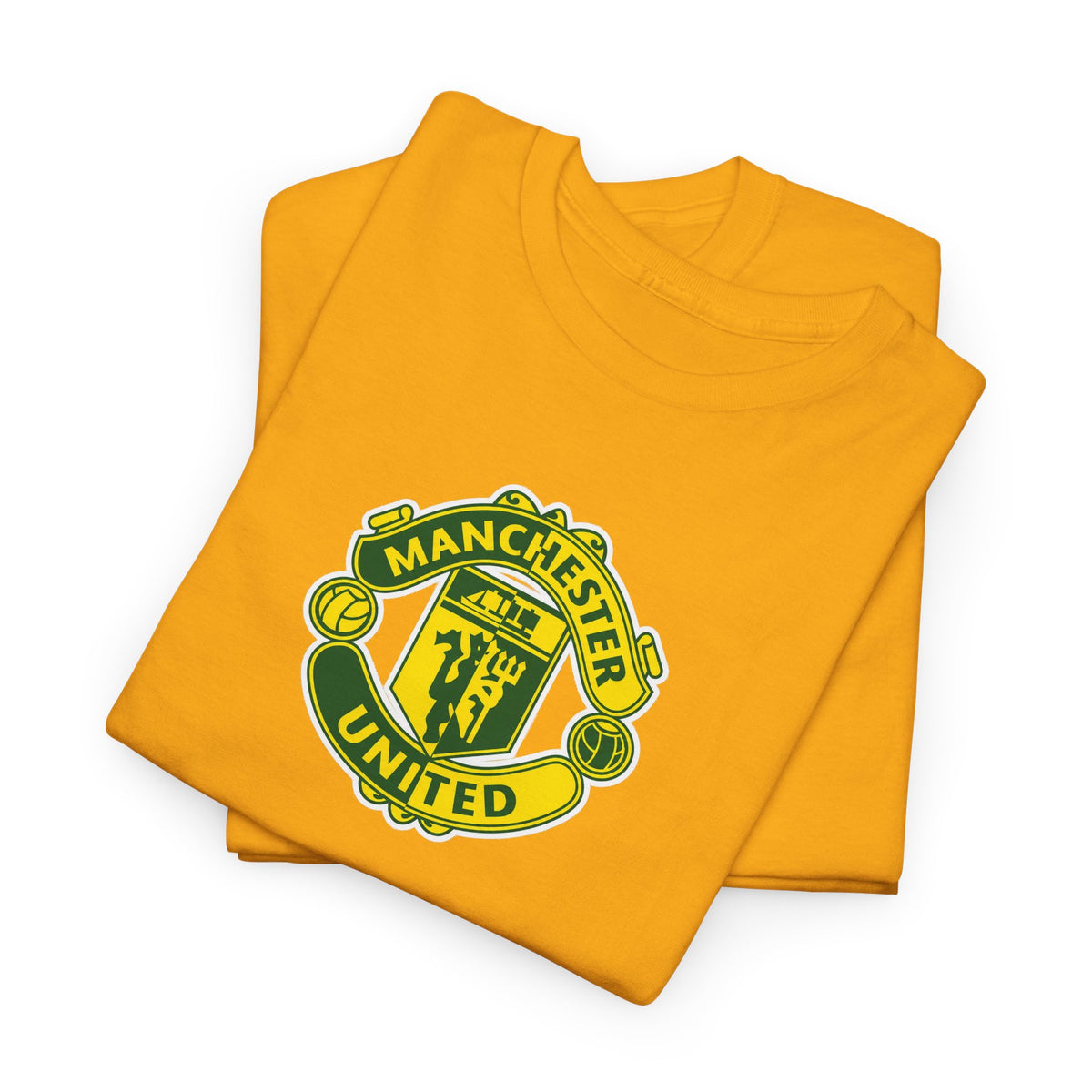 Manchester United Retro Crest Cotton T-Shirt