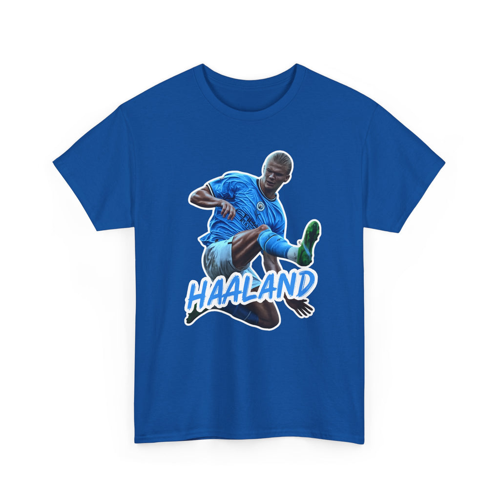 Erling Haaland Manchester City Soccer T‑Shirt – Dynamic Action Graphic Tee