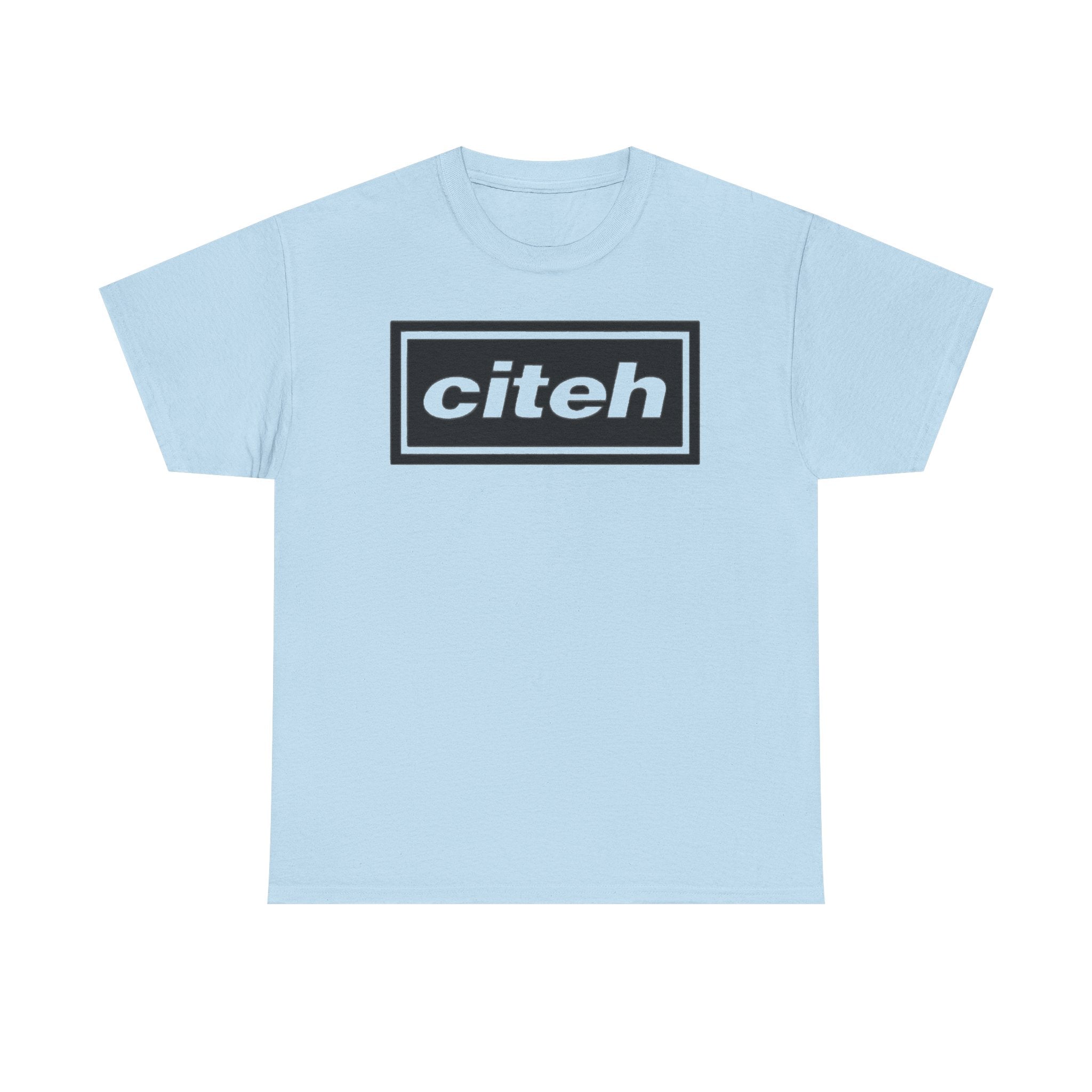 Manchester City Citeh Logo Tee — Minimalist Black Box Graphic T-Shirt