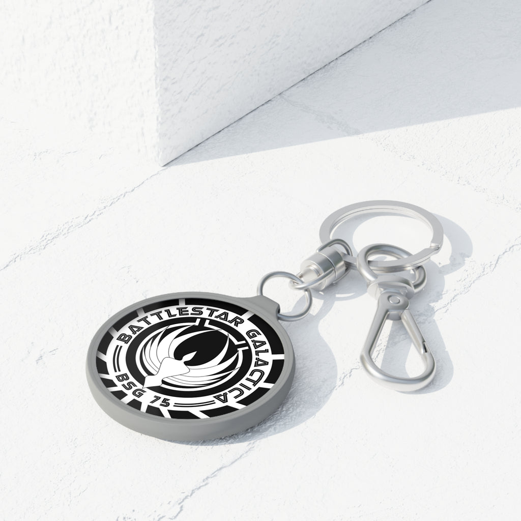 Battlestar Galactica BSG-75 Emblem Keyring Tag