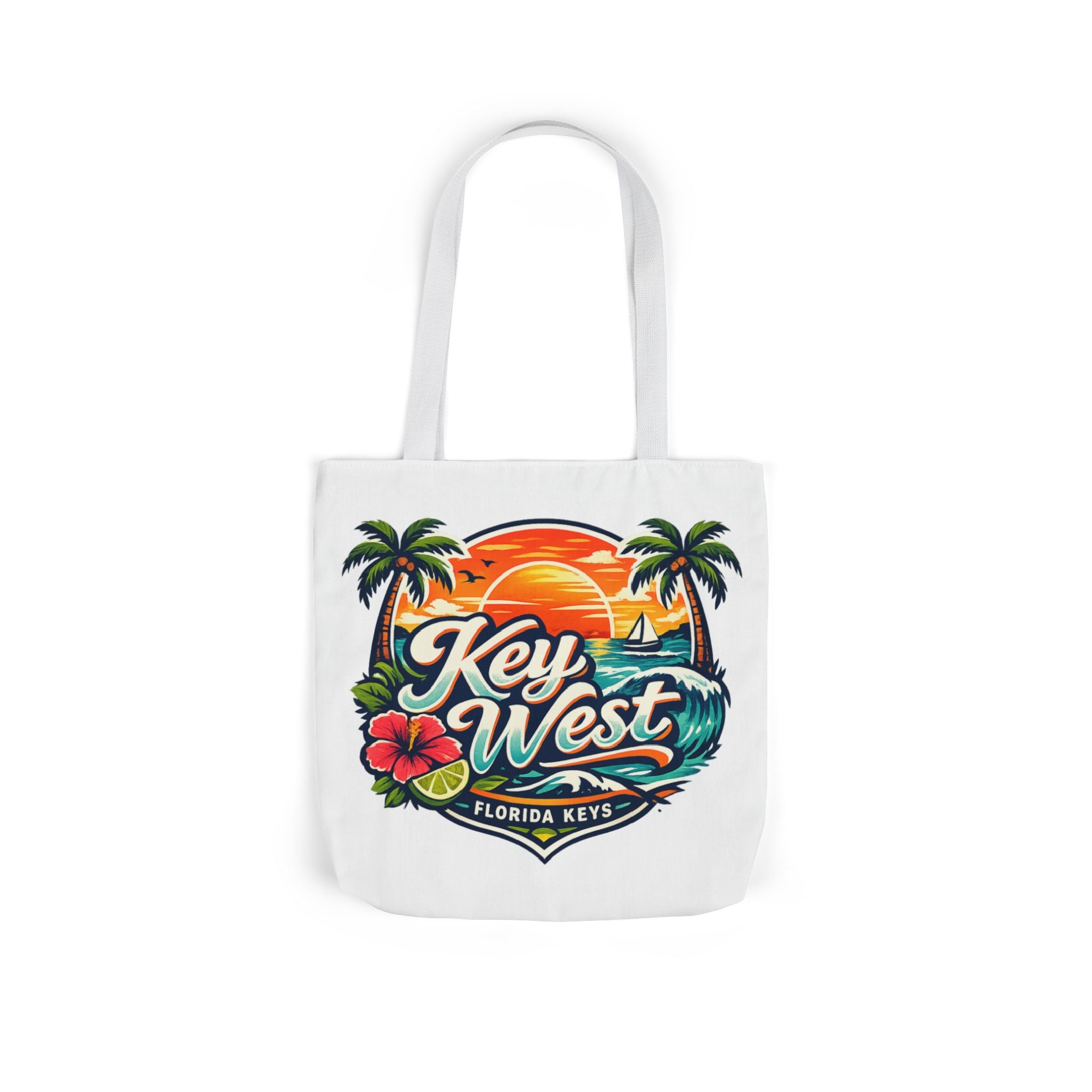 Key West Sunset Canvas Tote