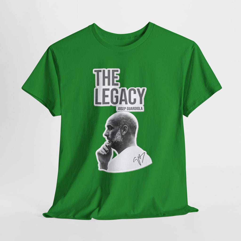 Pep Guardiola Manchester City The Legacy Tee — Inspirational Portrait Graphic T-Shirt