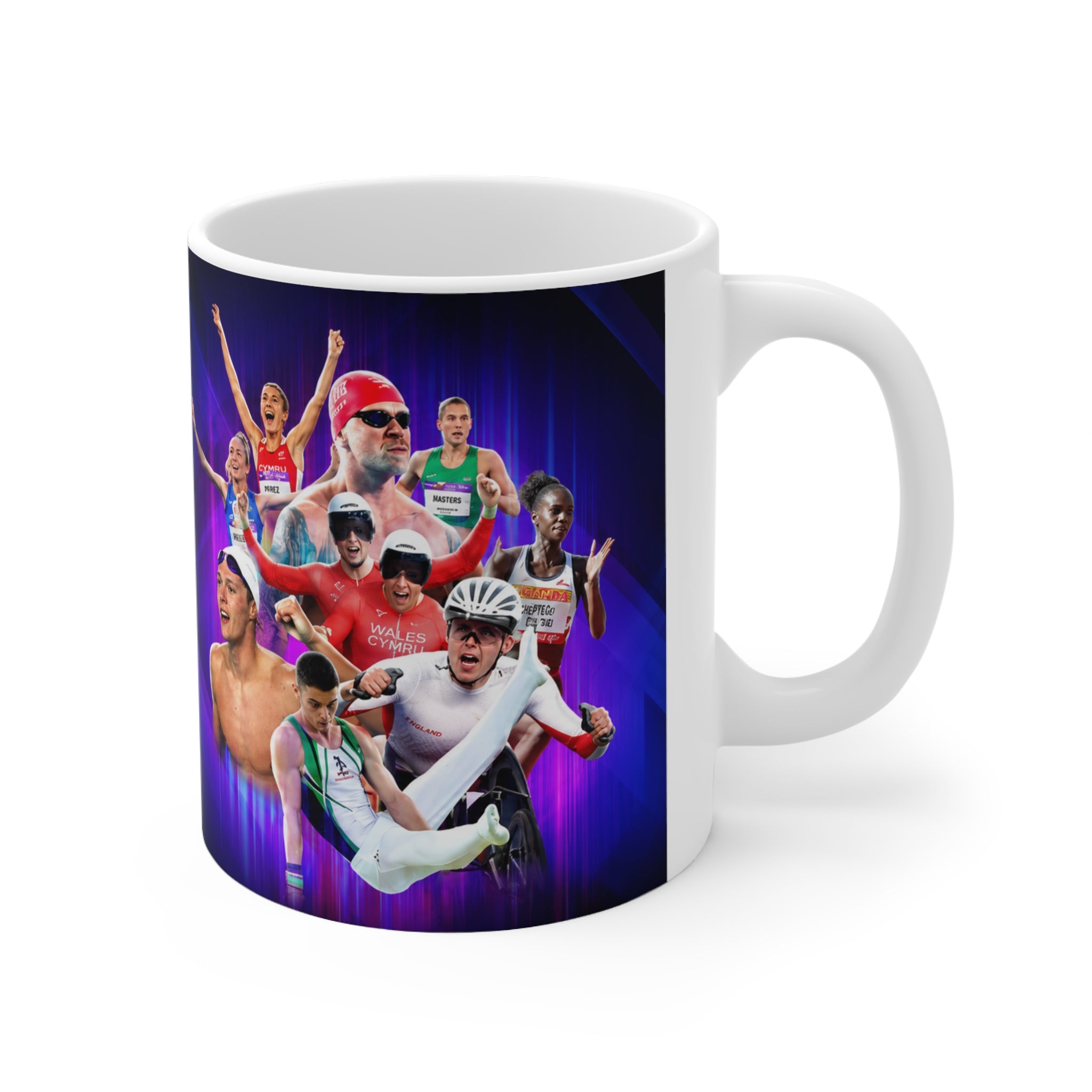 2026 Commonwealth Games Glasgow Ceramic Coffee Mug – Athlete Celebration 11oz/15oz