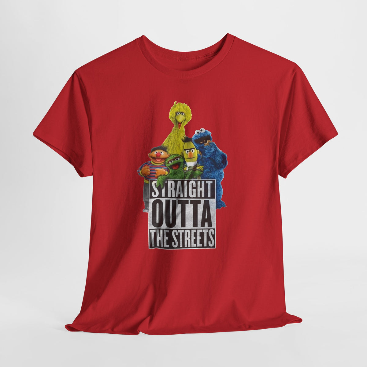 T-Shirt — "Straight Outta the Streets" Sesame Friends Graphic Tee