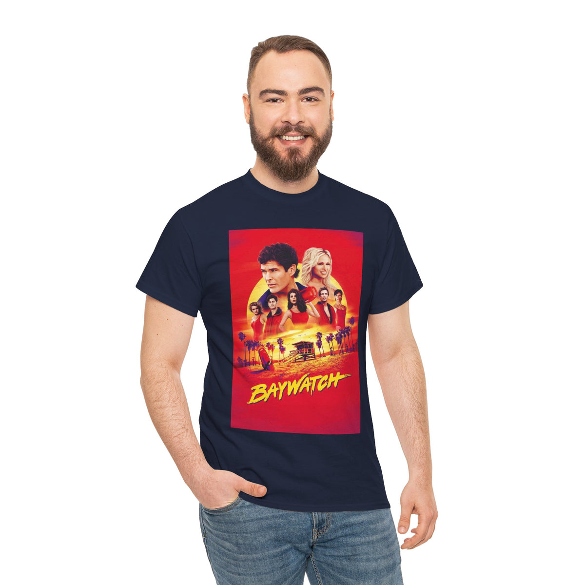 Baywatch Movie Poster Cotton T-Shirt