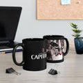 Franco Baresi AC Milan Tribute Black Mug – Vintage Trophy Celebration (11oz/15oz)