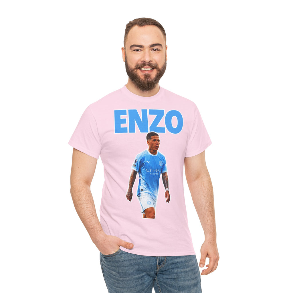 Enzo Fernandez Manchester City Inspired Cotton T-Shirt