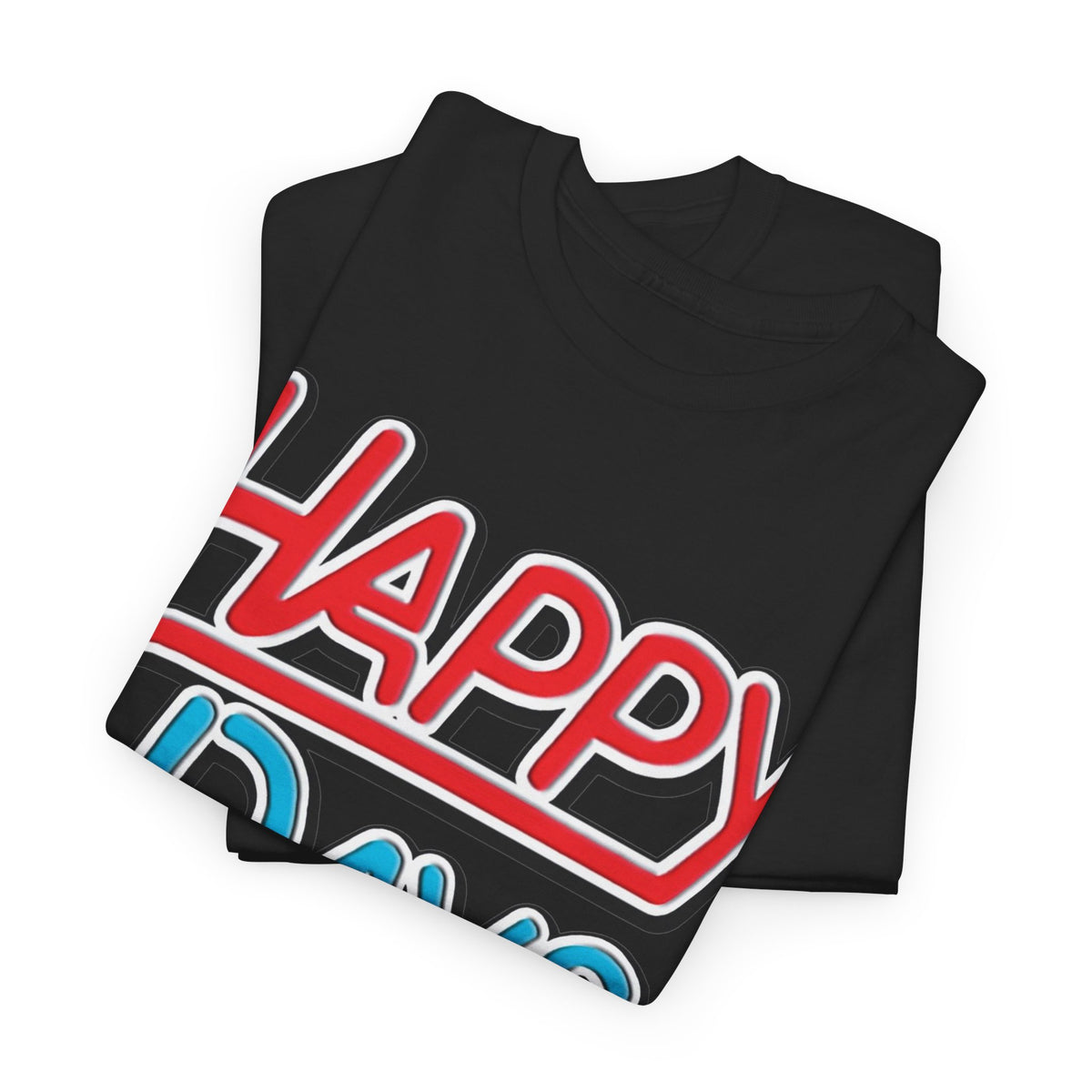 Happy Days T-Shirt — Retro Red & Blue Inspired Graphic Cotton T-shirt