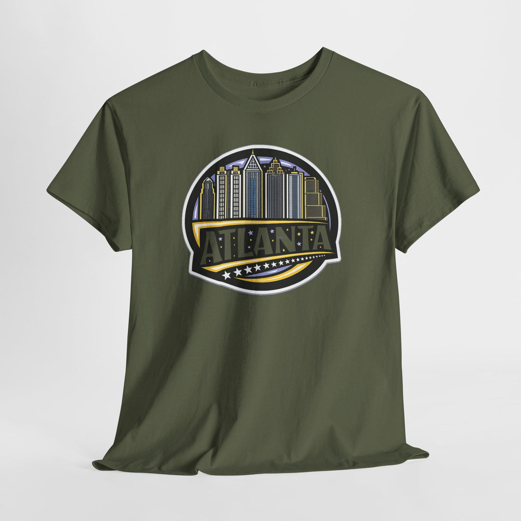Atlanta Skyline Tee — Vintage City Badge Graphic T-Shirt