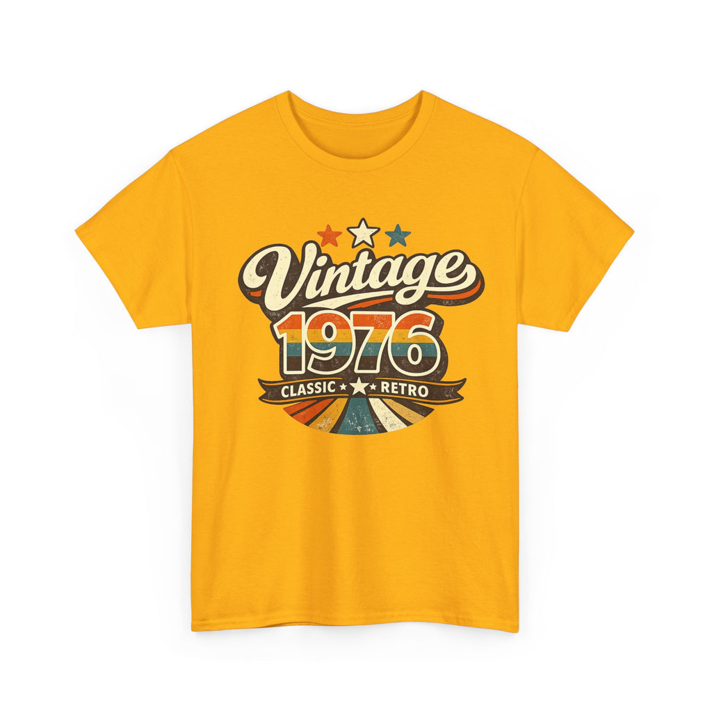 Vintage 1976 Retro Graphic Tee — Classic Birthday or Anniversary Gift