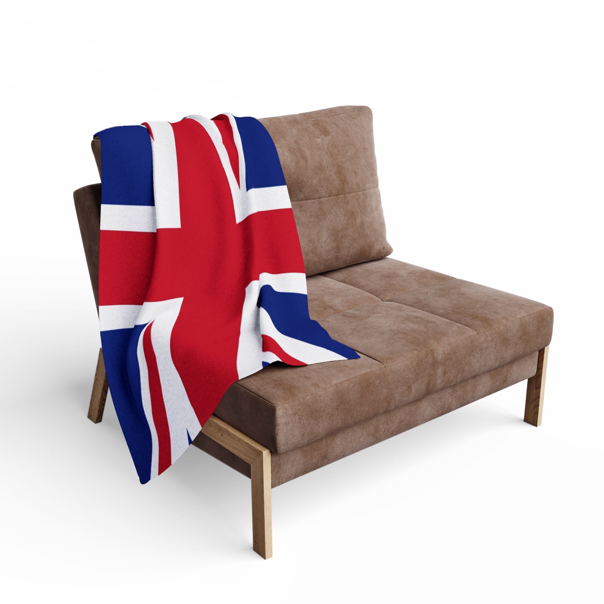 Union Jack Fleece Blanket — British Flag Cozy Throw