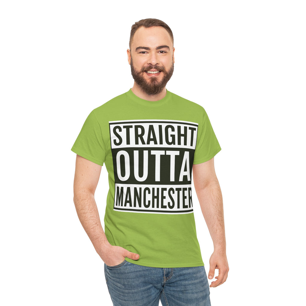 Straight Outta Manchester T-Shirt — Bold City Pride Tee