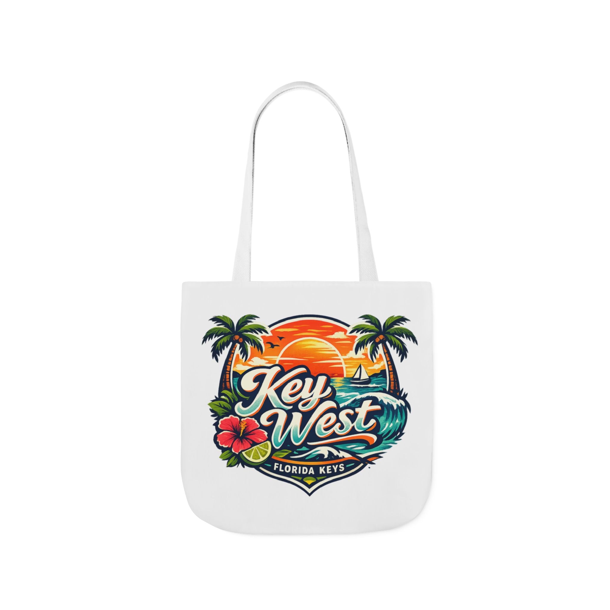 Key West Sunset Canvas Tote