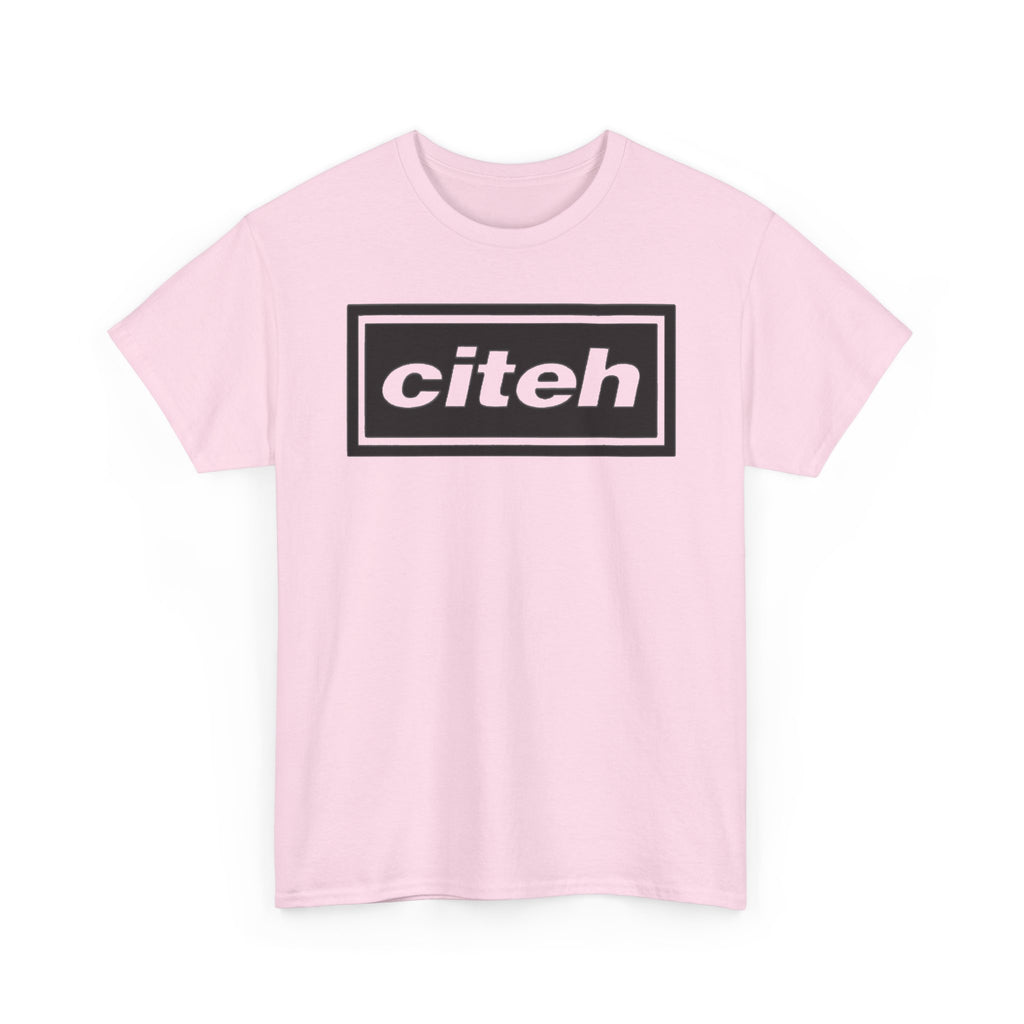 Manchester City Citeh Logo Tee — Minimalist Black Box Graphic T-Shirt