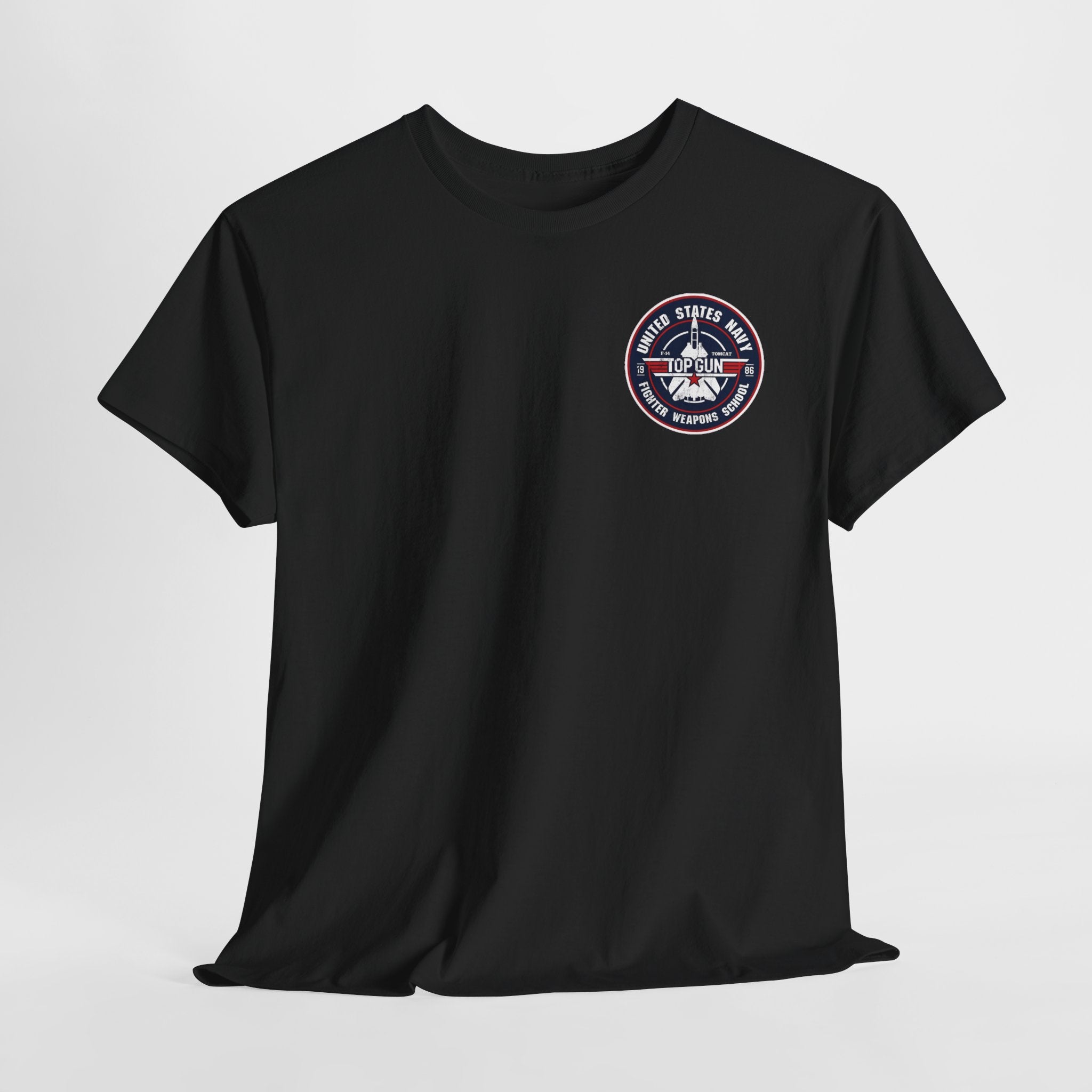 US Navy Top Gun School T-Shirt — 'High Speed' Vintage Cotton T-Shirt
