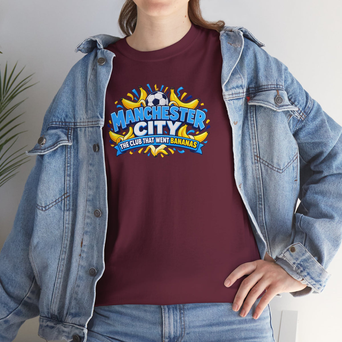 Manchester City "The Club That Went Bananas" Cotton T-Shirt