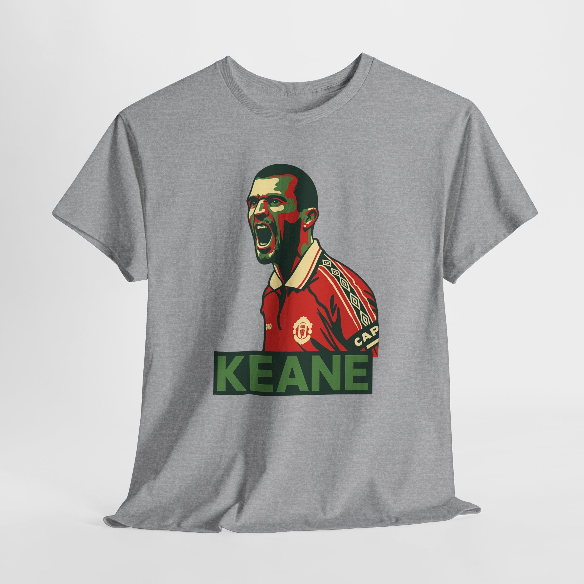 Roy Keane Retro Soccer Tee - Iconic Football Legend Graphic Shirt