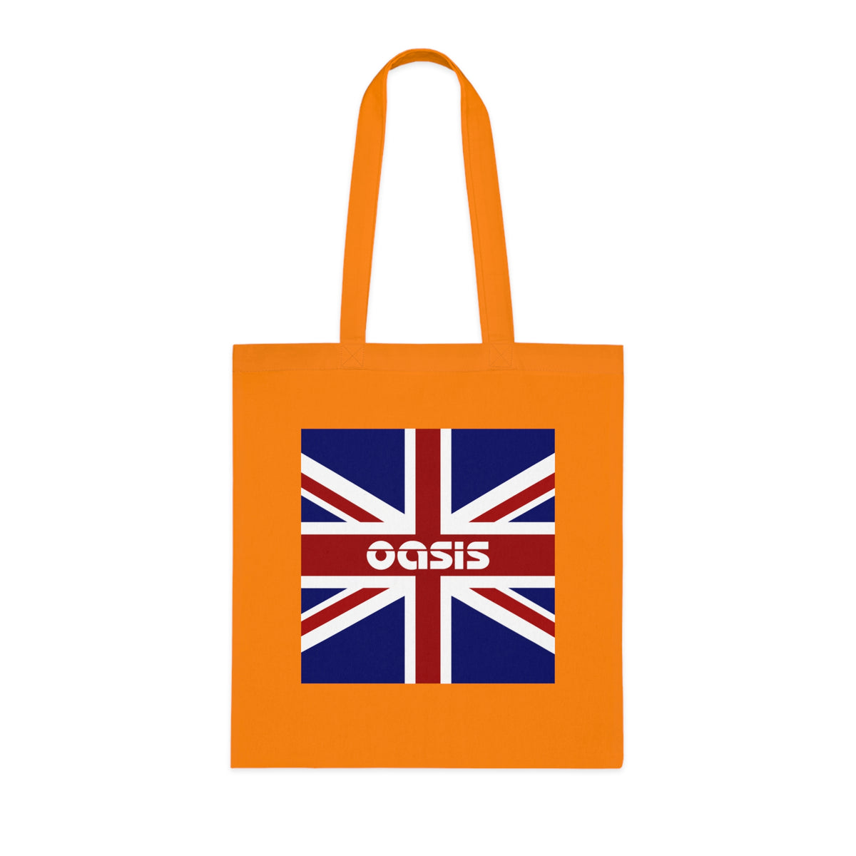 Union Jack Oasis Tote Bag — British Flag Cotton Shopper