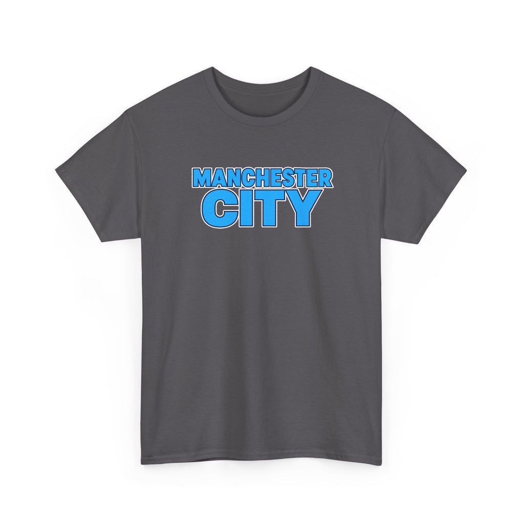 Manchester City T‑Shirt — Retro Blue Logo Tee