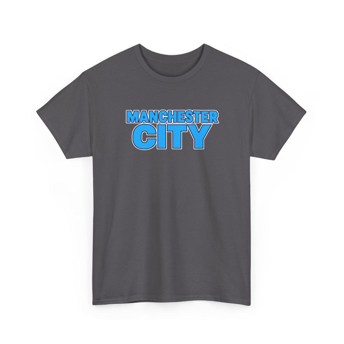 Manchester City T‑Shirt — Retro Blue Logo Tee