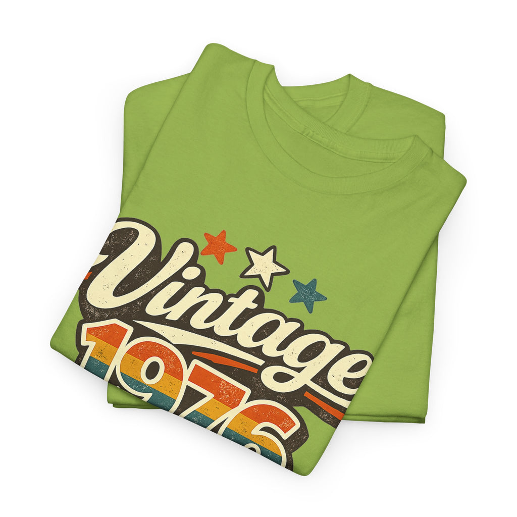 Vintage 1976 Retro Graphic Tee — Classic Birthday or Anniversary Gift