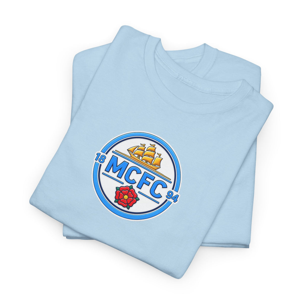 MCFC Retro Crest T‑Shirt — Vintage Soccer Fan Tee